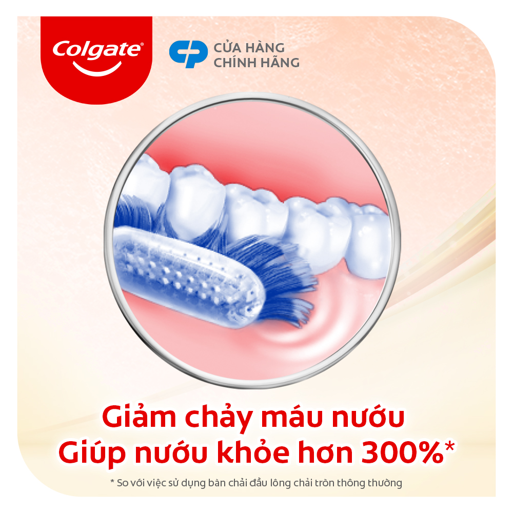 Bàn chải đánh răng Colgate ngăn chảy máu nướu SlimSoft Advanced từ khoáng núi lửa siêu mềm mảnh