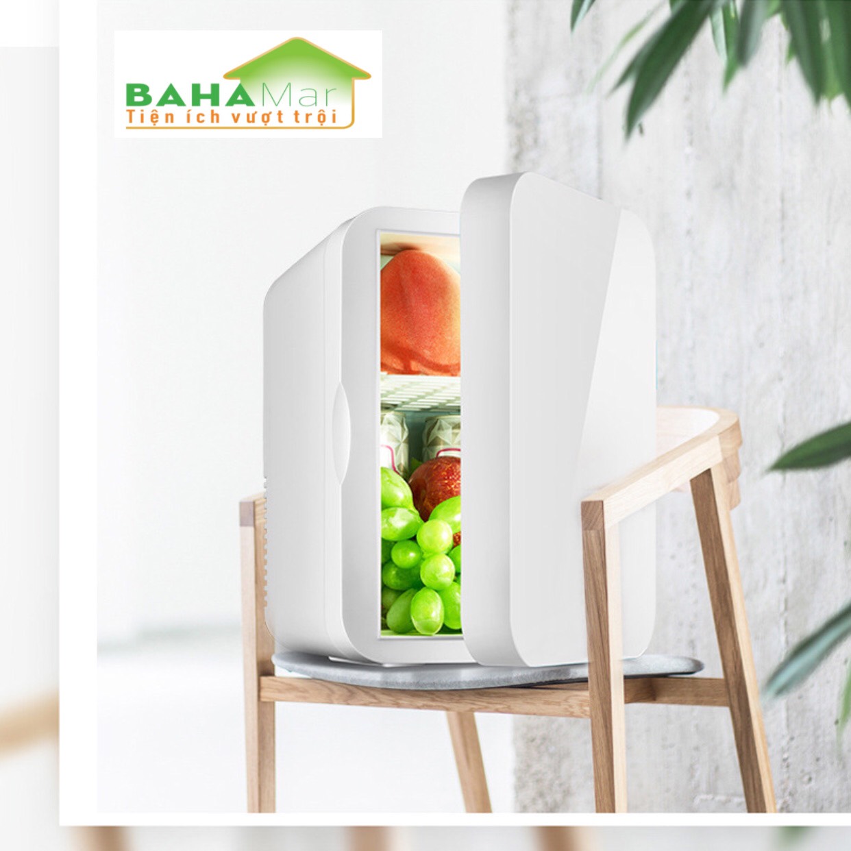 TỦ LẠNH MINI 8L ĐỂ XE Ô TÔ, VĂN PHÒNG, PHÒNG NGỦ "BAHAMAR"