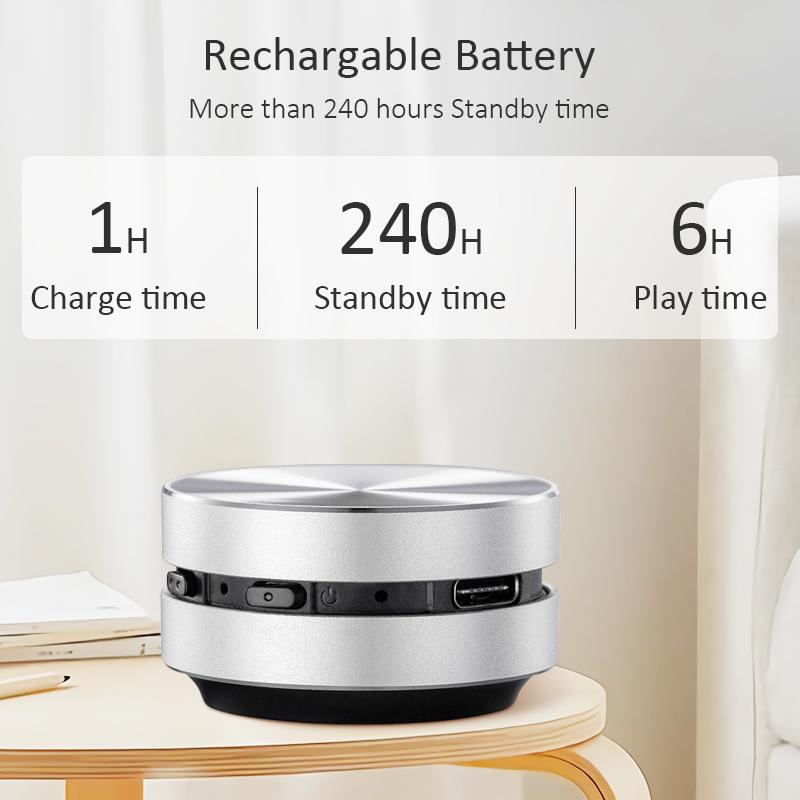 Loa dẫn truyền xương DURAMOBI Bluetooth có thể bảo đảm TWS Hifi Stereo Kênh âm thanh kép Hộp âm thanh mini có cuộc gọi HD Đài FM Màu sắc: Đỏ