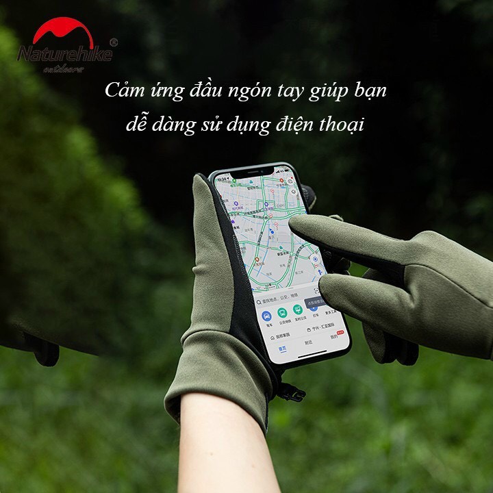 Găng tay giữ ấm cảm ứng chống trơn trượt Naturehike NH20FS032 dành cho cả nam và nữ