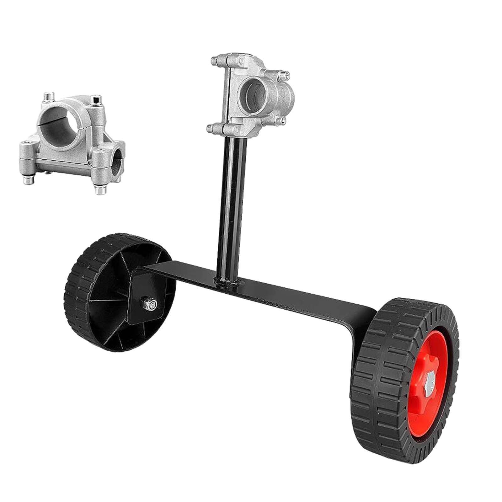 String Trimmer Support Wheels with Fixed Connector Flexible for Grass Cutter
