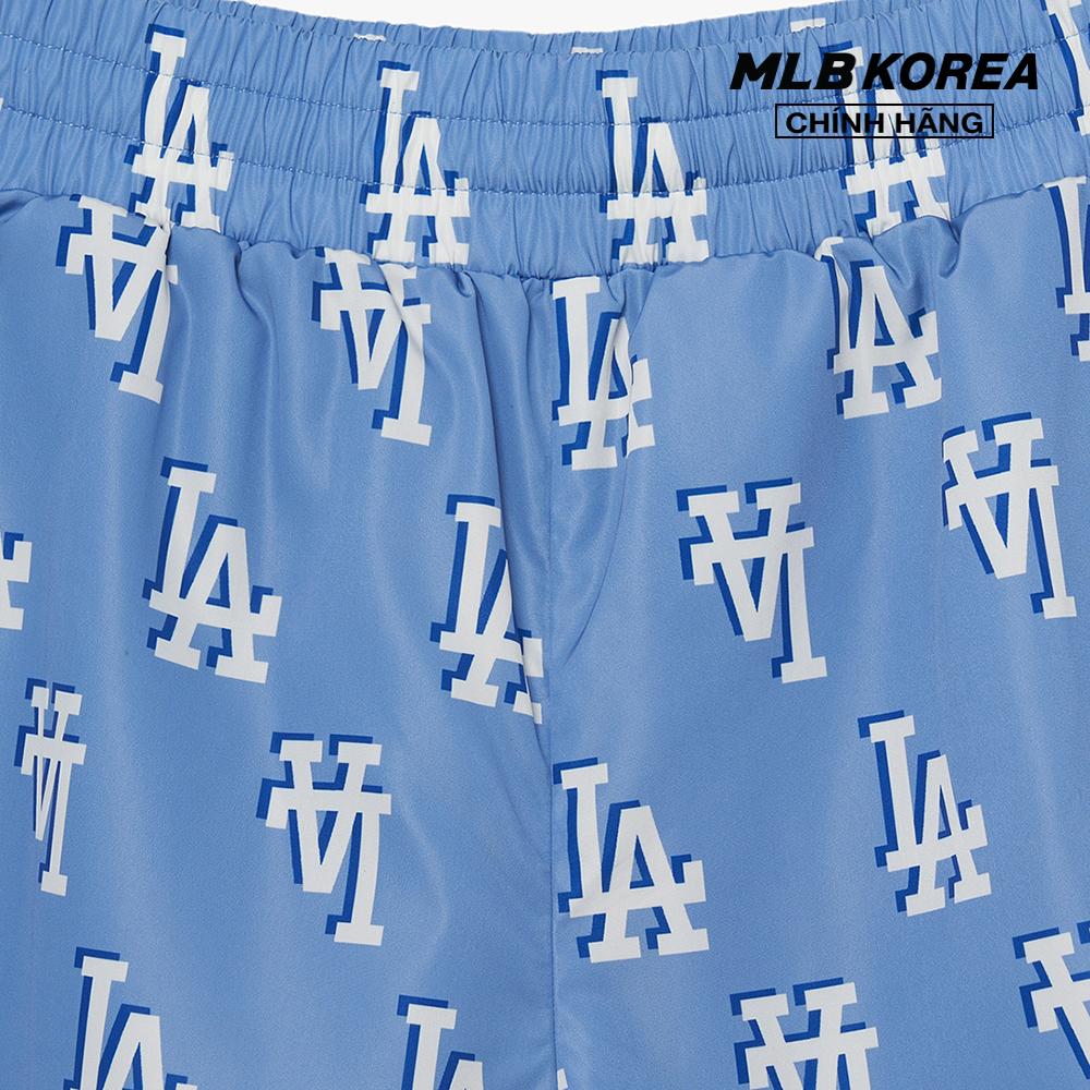 MLB - Quần shorts unisex ống rộng lưng thun Classic Monogram 3ASMM0133