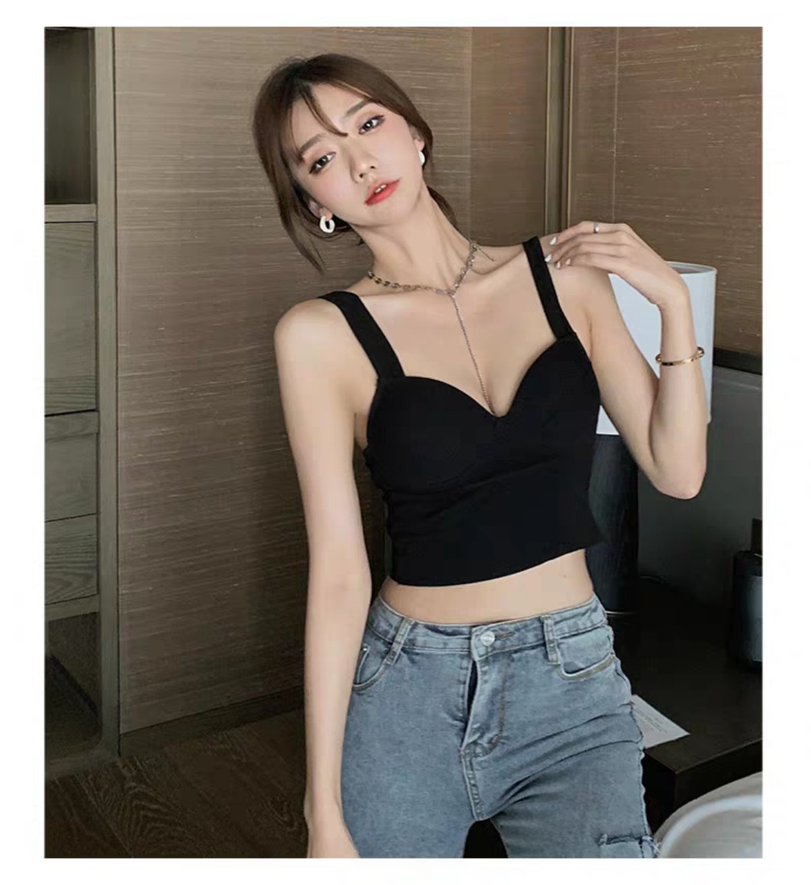 Áo Bra nữ cup ngực gợi cảm chất cotton mềm mại 667