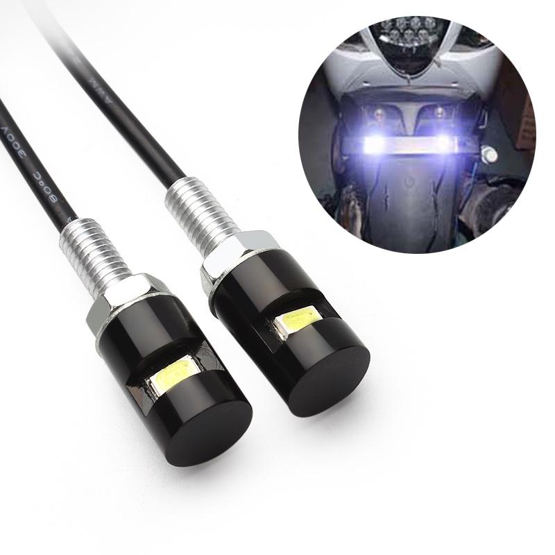 Bộ 2 đèn LED trắng gắn biển số xe hơi 12V SMD 5630 2016