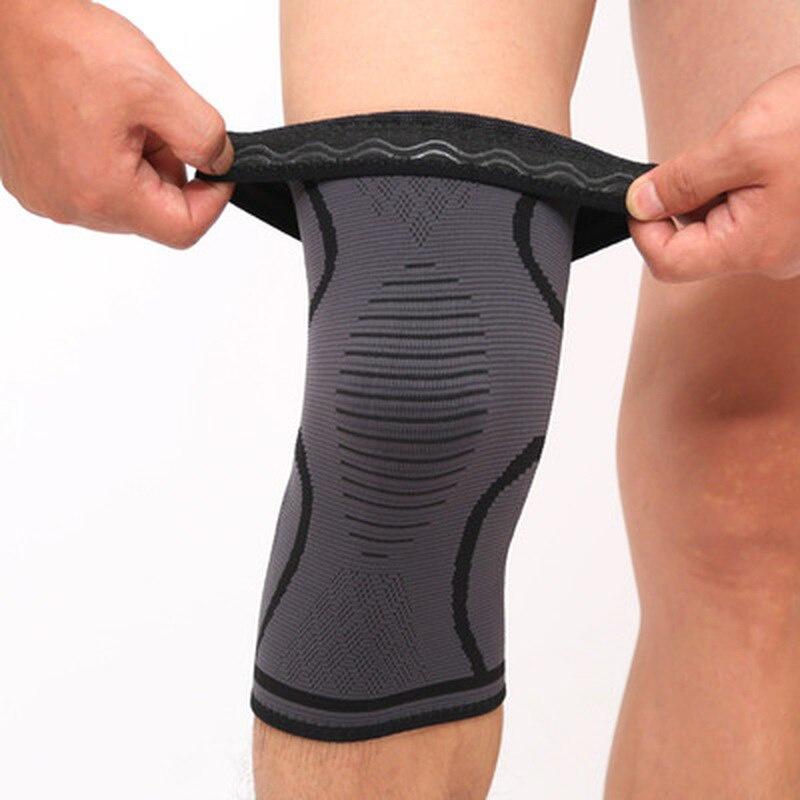 1Pc Fitness Running Cycling Knee Brace Support Elastic Nylon Sport Compression Knee Pad Sleeve for Basketball Volleyball