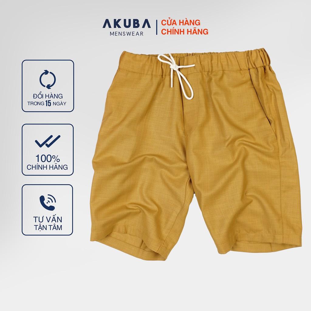 Quần Short Linen Nam Thoáng Mát Akuba | F3017