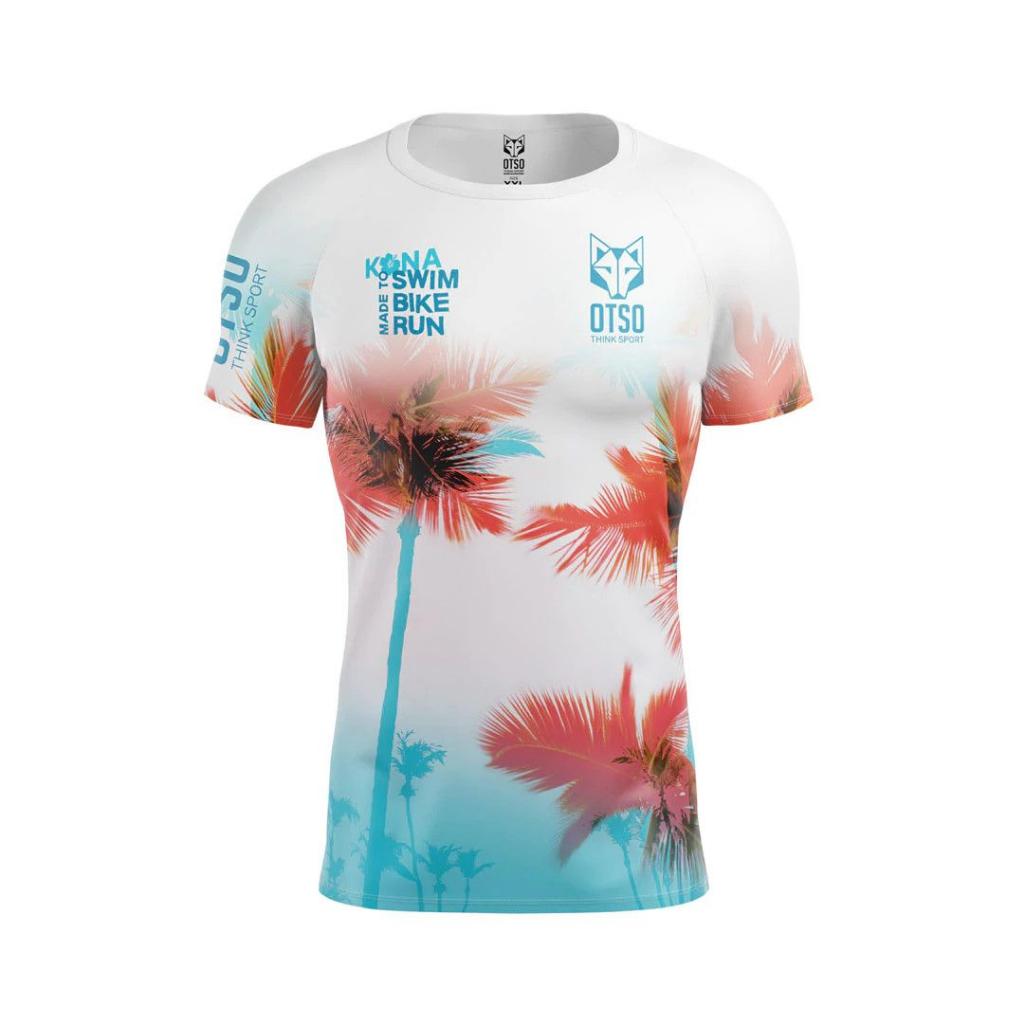 Áo Chạy Bộ Nam OTSO Camiseta Manga Corta Hombre Kona Tropical