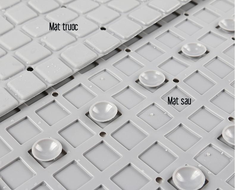 Thảm PVC Lót Sàn Nhà Tắm, chỗ đứng rửa bát nhà bếp Chống Trơn Trượt - loại mới MS11- nhiều màu