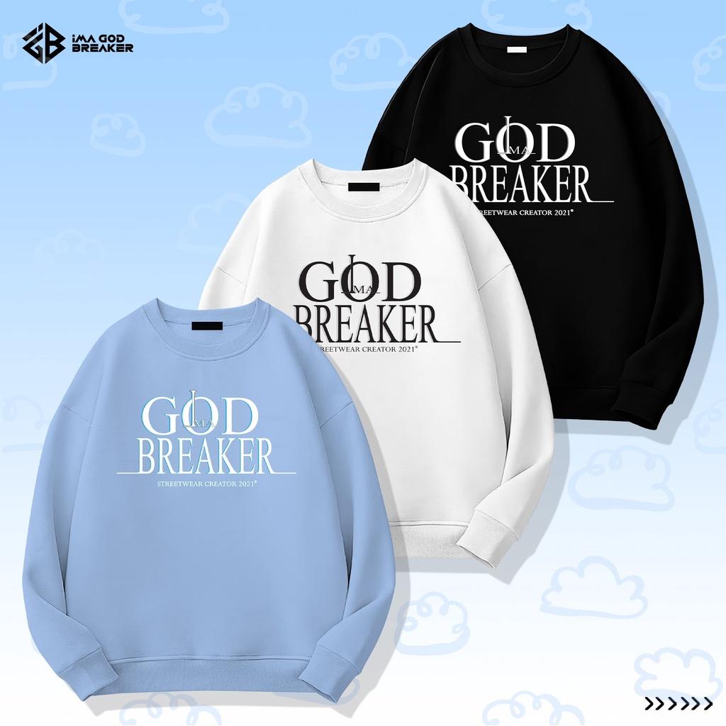 Áo Sweater Basic Màu Xanh Dương iMA God Breaker (iGB Blue Basic Sweater)