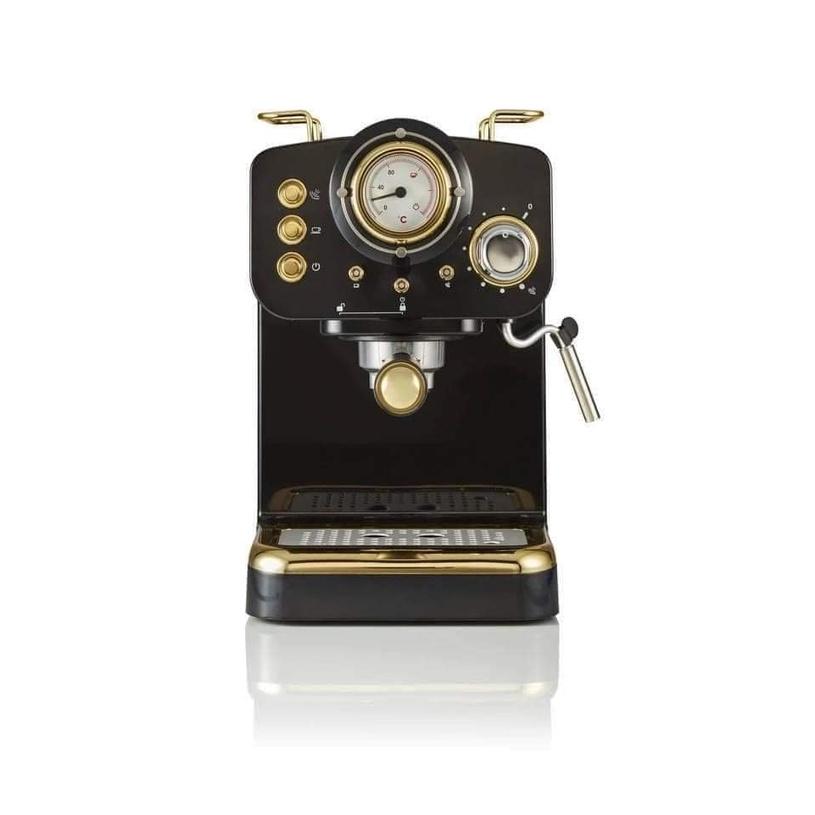 Máy Pha Cà Phê Swan Retro Espresso, Swan Coffee Maker, Máy Pha Cafe, Espresso, Cappuccino, 15 Bar, Nhập Đức