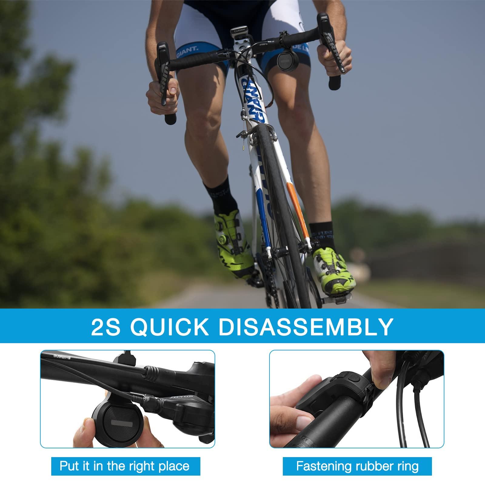 Chuông xe đạp, Chuông xe đạp điện có thể sạc lại USB, Còi xe đạp điện 80-130dB, Chuông xe đạp điện tử, Chuông xe đạp chống nước IPX6 cho MTB Road Bike BMX Scooter