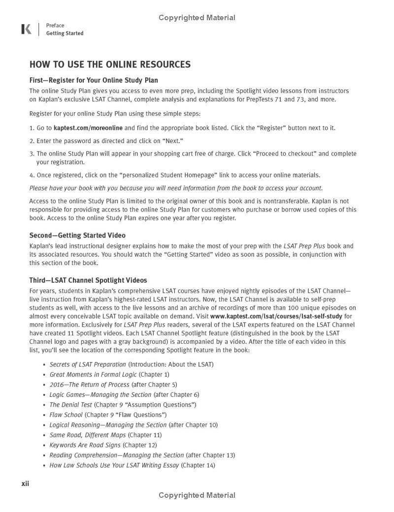 Sách ngoại văn: LSAT Prep Plus 2023: Strategies For Every Section + Real LSAT Questions + Online (Kaplan Test Prep)