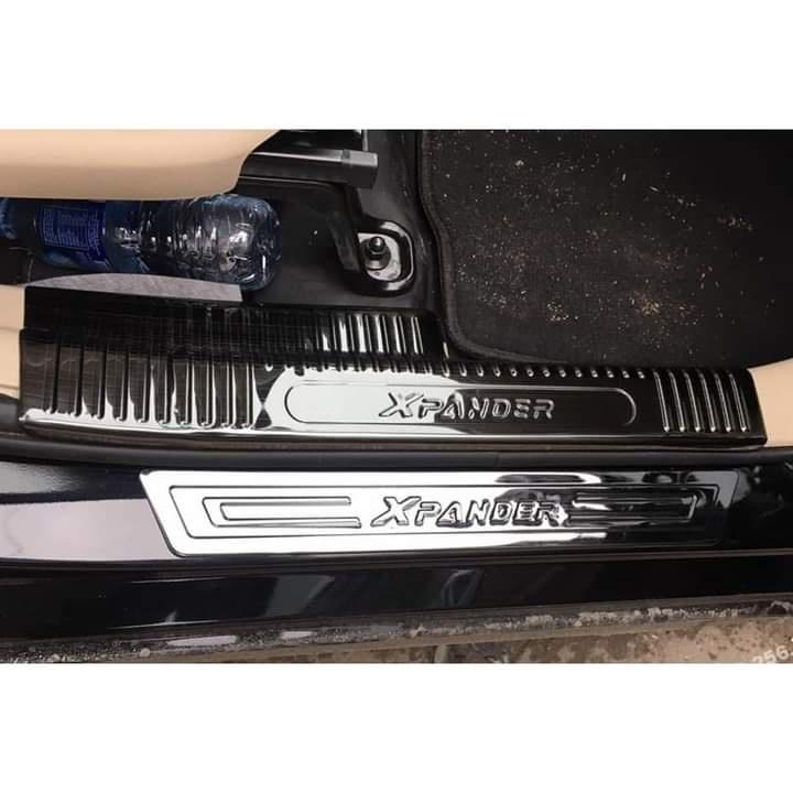 Nẹp bước chân, Ốp bậc cửa trong Titan/Inox MITSUBISHI XPANDER đời 2018-2023, Hàng Cao Cấp
