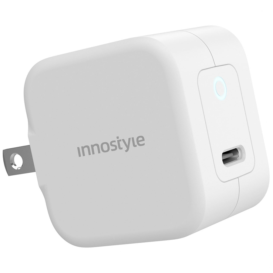 Adapter Sạc 1 Cổng Innostyle USB Type-C Hỗ Trợ Sạc Nhanh 20w Tích Hợp Power Delivery Minigo III - Hàng Chính Hãng