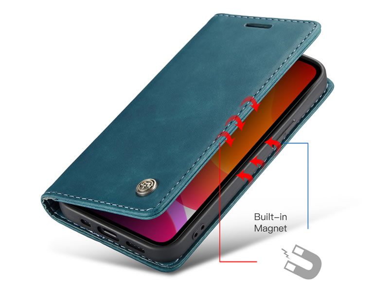 Bao da cao cấp dành cho iPhone 12 dạng ví chính hãng Caseme - Hàng Nhập Khẩu
