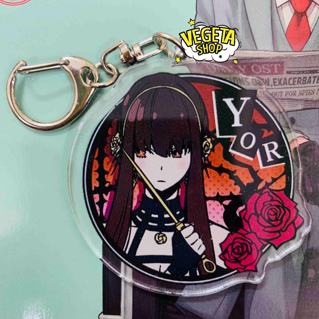 Móc khóa Acrylic Mica 2 mặt - Spy X Family - Anya Loid Forger Yor Briar Gấu bông sư tử Kimera Chú chó Bond - Móc đeo