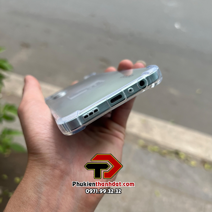 Ốp lưng cho OPPO Reno8 Z 5G trong suốt chống sốc bảo vệ camera sau