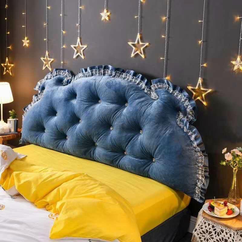 Tựa đầu giường đính khuy mẫu hoàng gia cao cấp 1m8