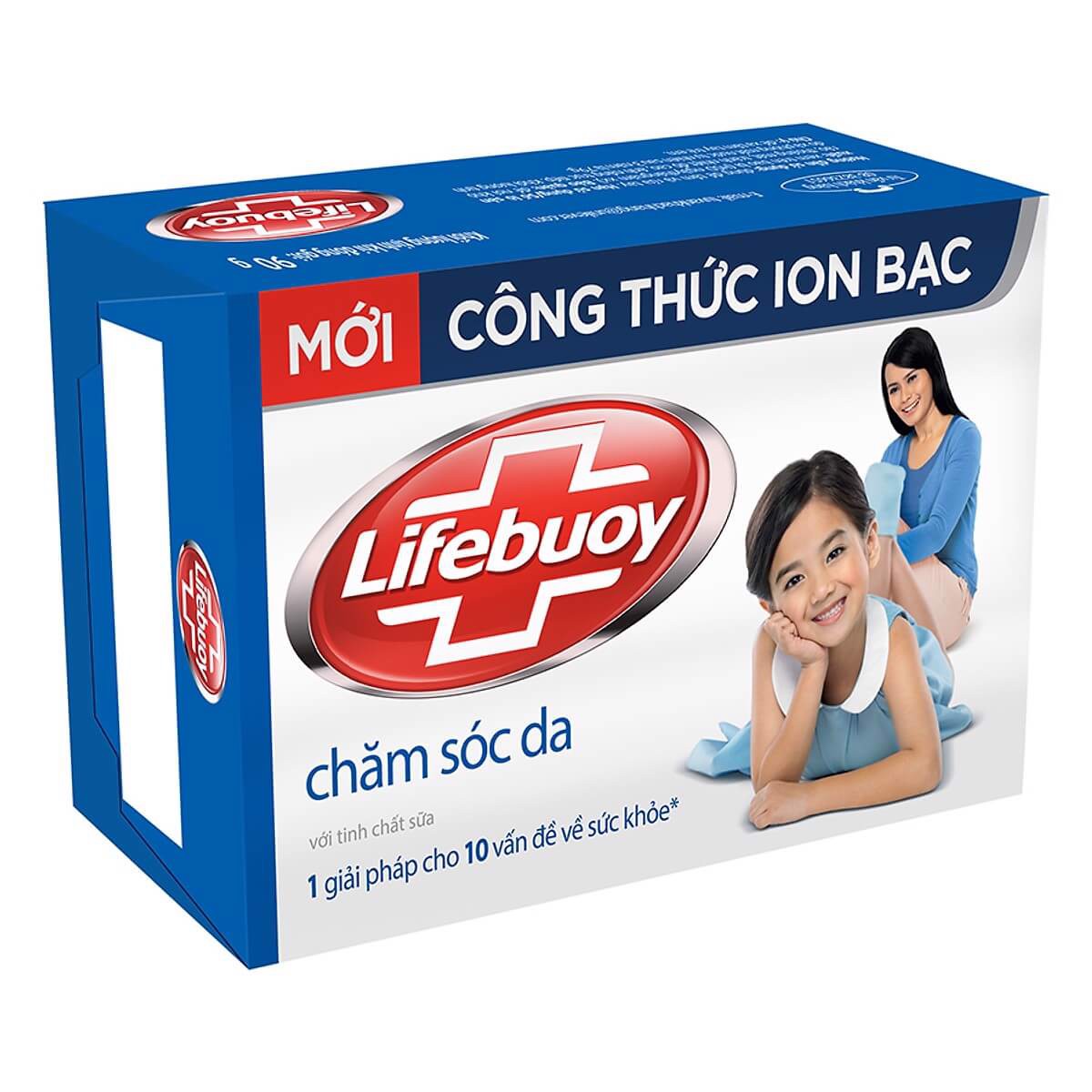 Xà bông cục Lifebuoy chăm sóc da 90g