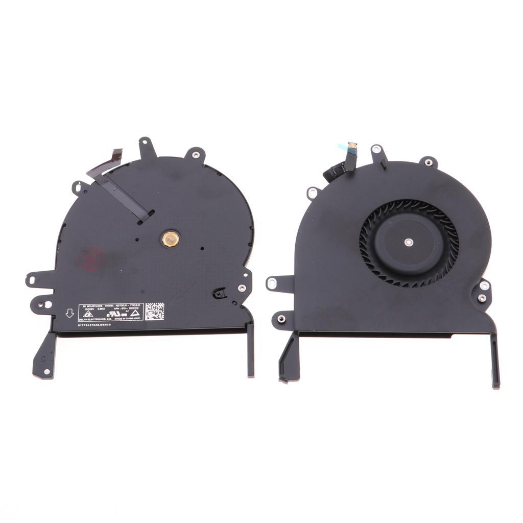 For Apple MacBook Pro Retina 15'' A1707 Left + Right CPU Cooling Fan Cooler