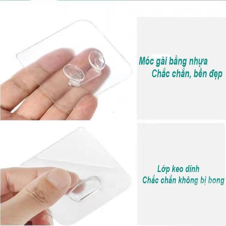 Combo 5 Móc Treo Dây Điện Dán Tường Trong Suốt, Treo Ổ điện, đồ dùng trong nhà