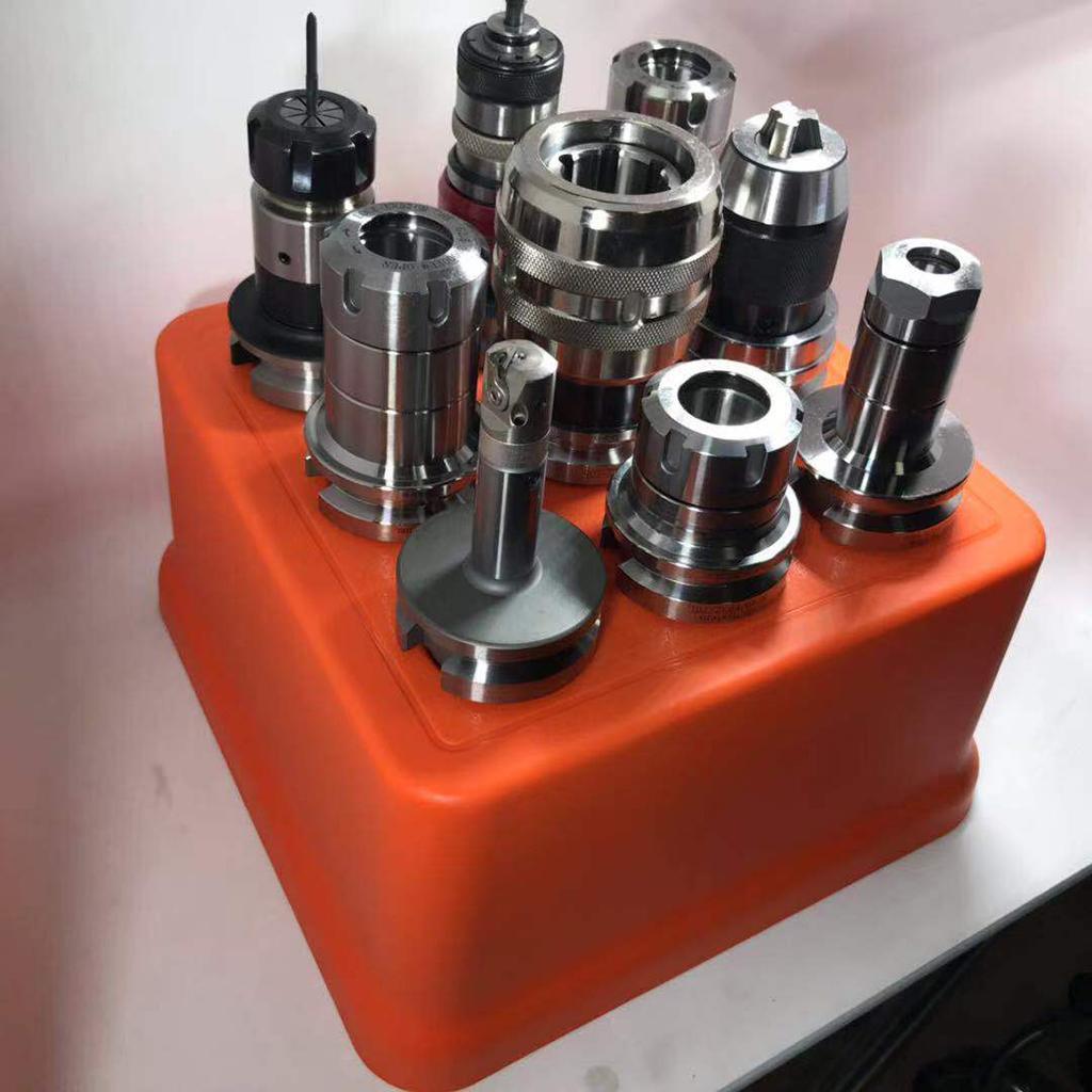 2X BT30 BT40 BT50 Tool Holder Storage Box PP Plastic Box for CNC Parts