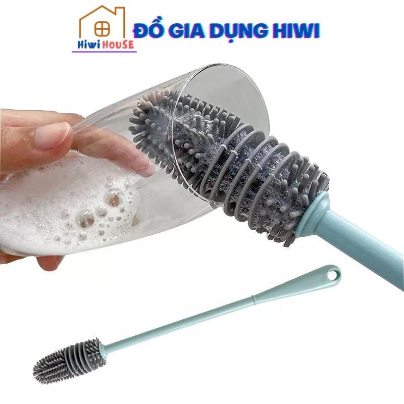 Cây cọ rửa cốc chén, bình sữa silicon, cây rửa cốc ly, cọ silicon, cọ cốc, chai lọ, bình sữa cao cấp, cọ vệ sinh chai