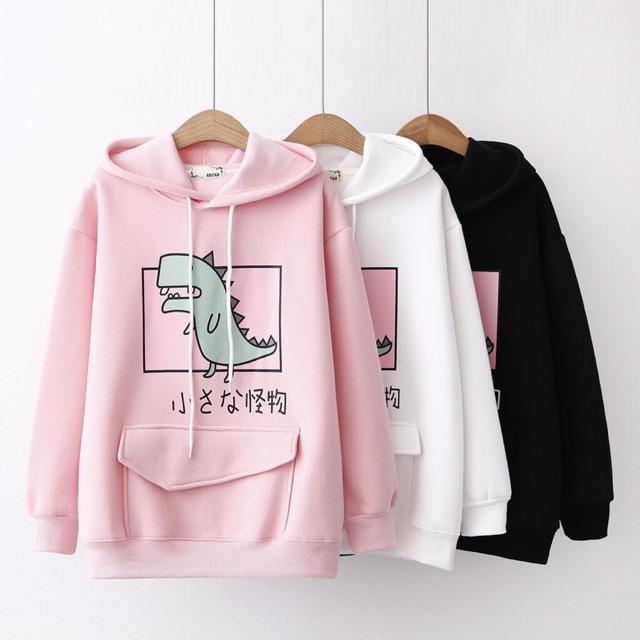 Áo hoodie nữ khủng long