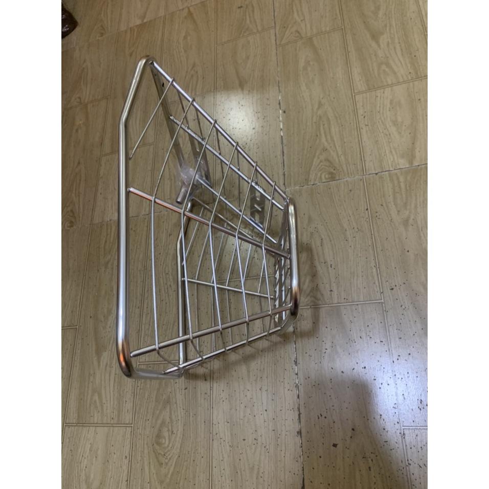 Rổ trước xe wave rs và wave nhỏ inox