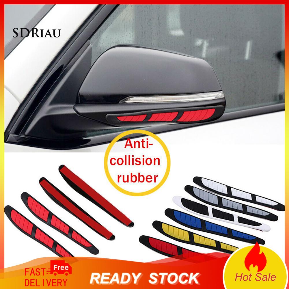 Set 4 Miếng Dán Chống Va Chạm Cho Kính Chiếu Hậu Xe Ô Tô