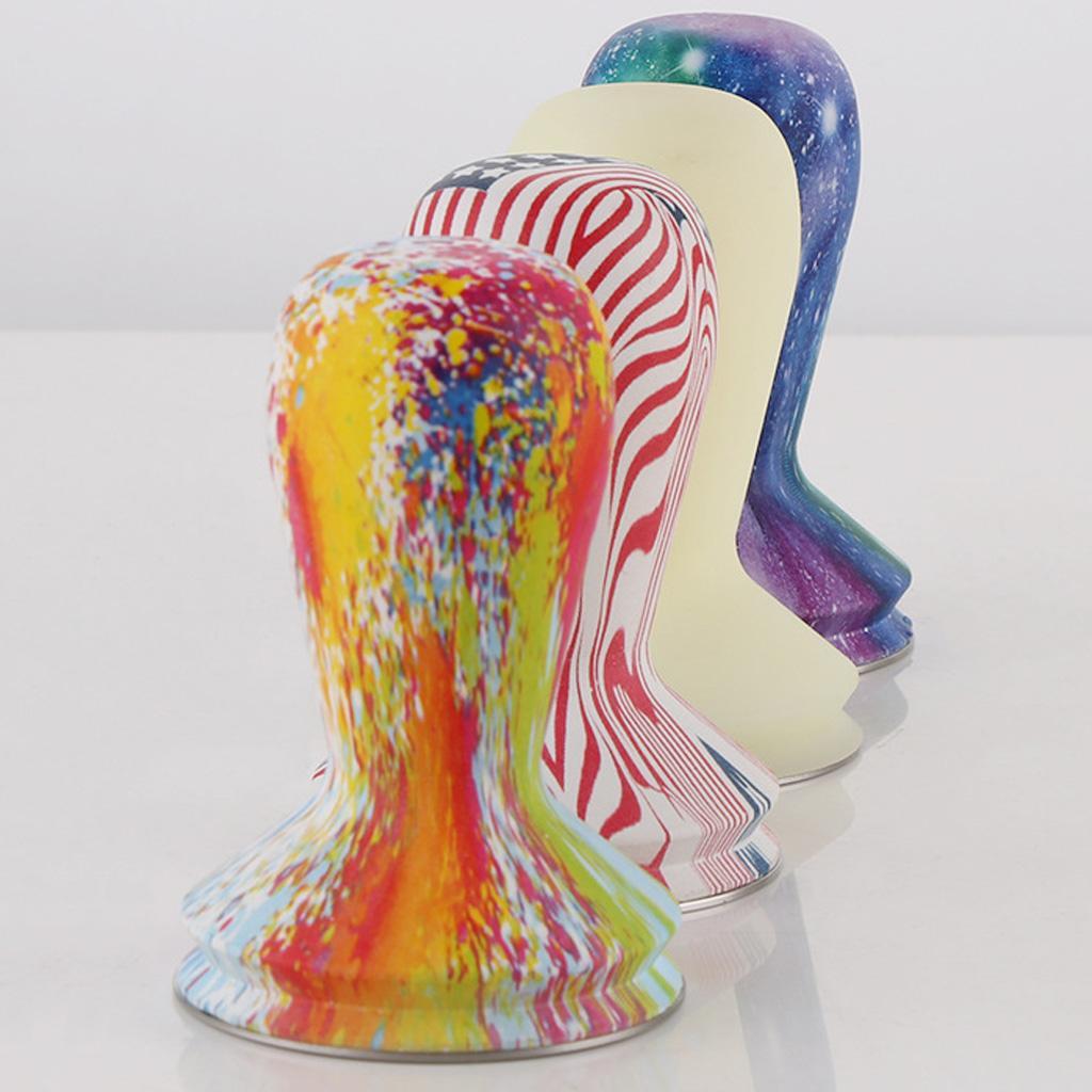 Stainless Steel Coffee Tamper Machine Espresso Press Flat Base