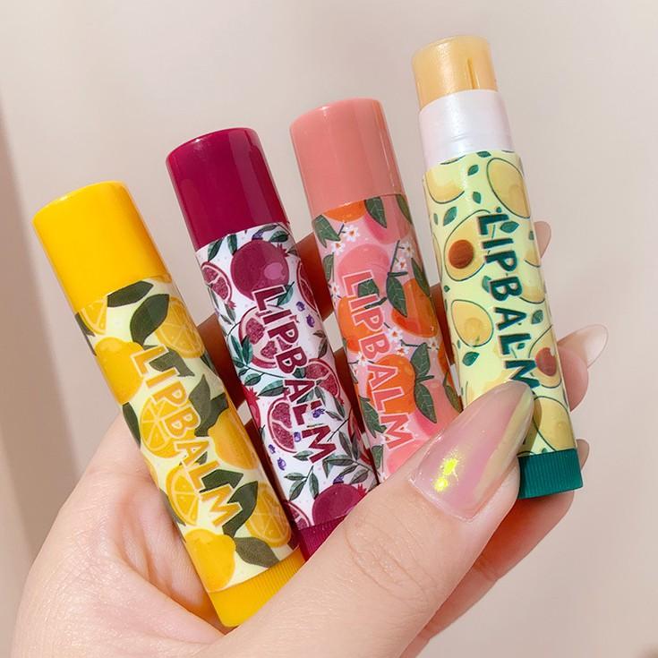 Son dưỡng hết nẻ môi hoa quả Molvsenlin Lip Balm 3.2g