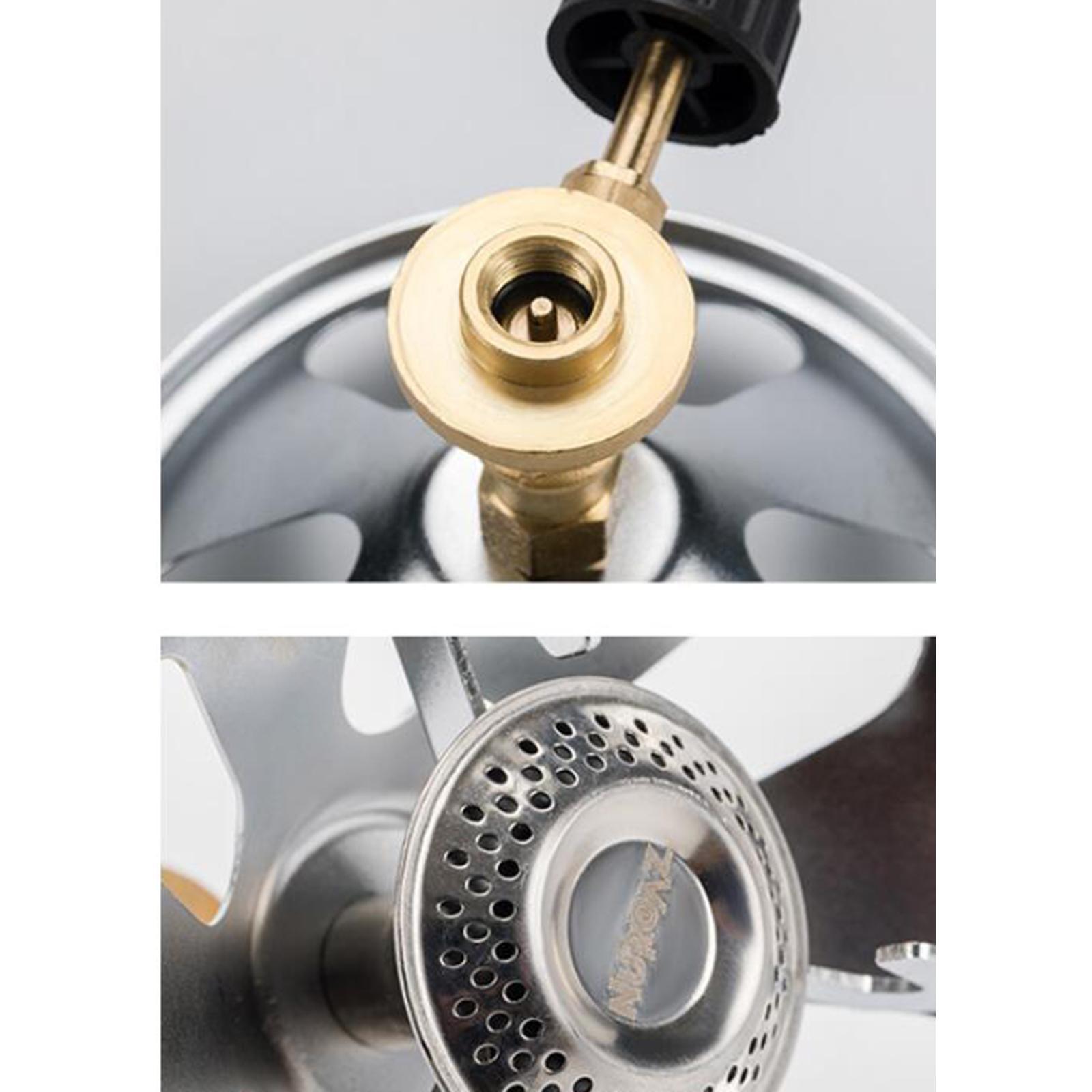 Portable Camping Stove Burner Compact Strong Firepower Pocket Stove for Camping Outdoor