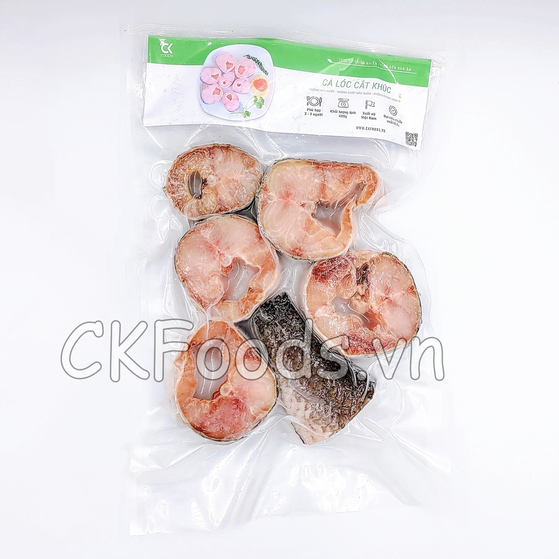 Cá lóc cắt khúc - CKFoods - 400 g
