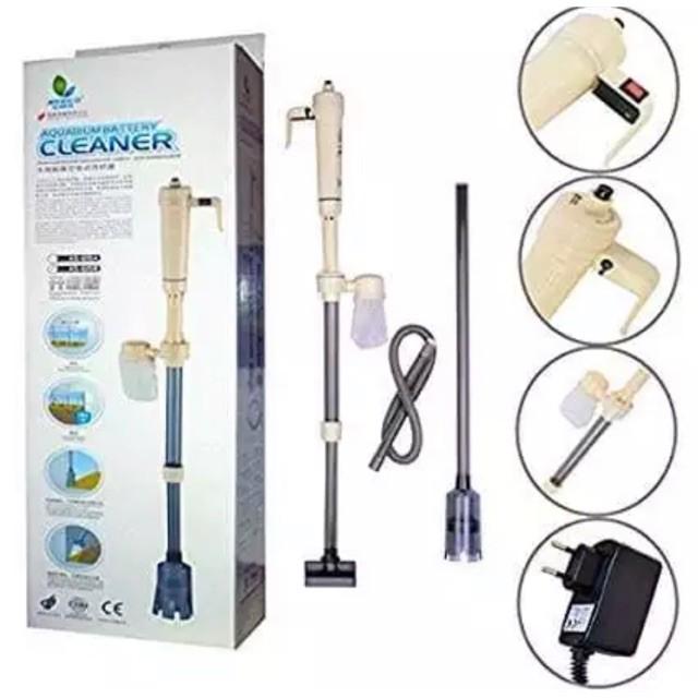 Máy Hút Đáy, Vệ Sinh Hồ Cá Jeneca AS-615B Chạy Pin Và Điện