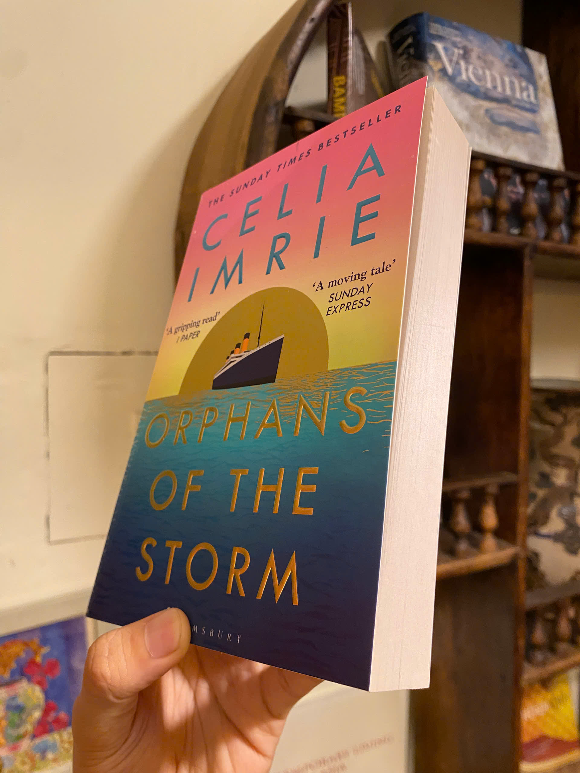 Sách - Orphans of the Storm (Sunday Times Bestseller) by Celia Imrie | English Historical Fiction