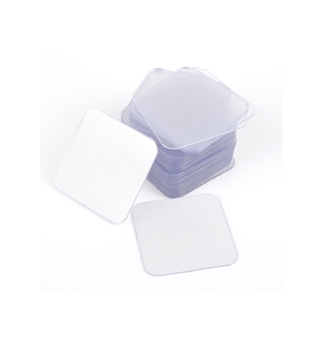 Miếng Băng Dính 3M Vuông, Siêu Dính 2 Mặt Trong Suốt, Tiện Dụng- Đa Năng, Loại Vuông 6x6cm, An Toàn Tiện Ích- TakyHome 6000