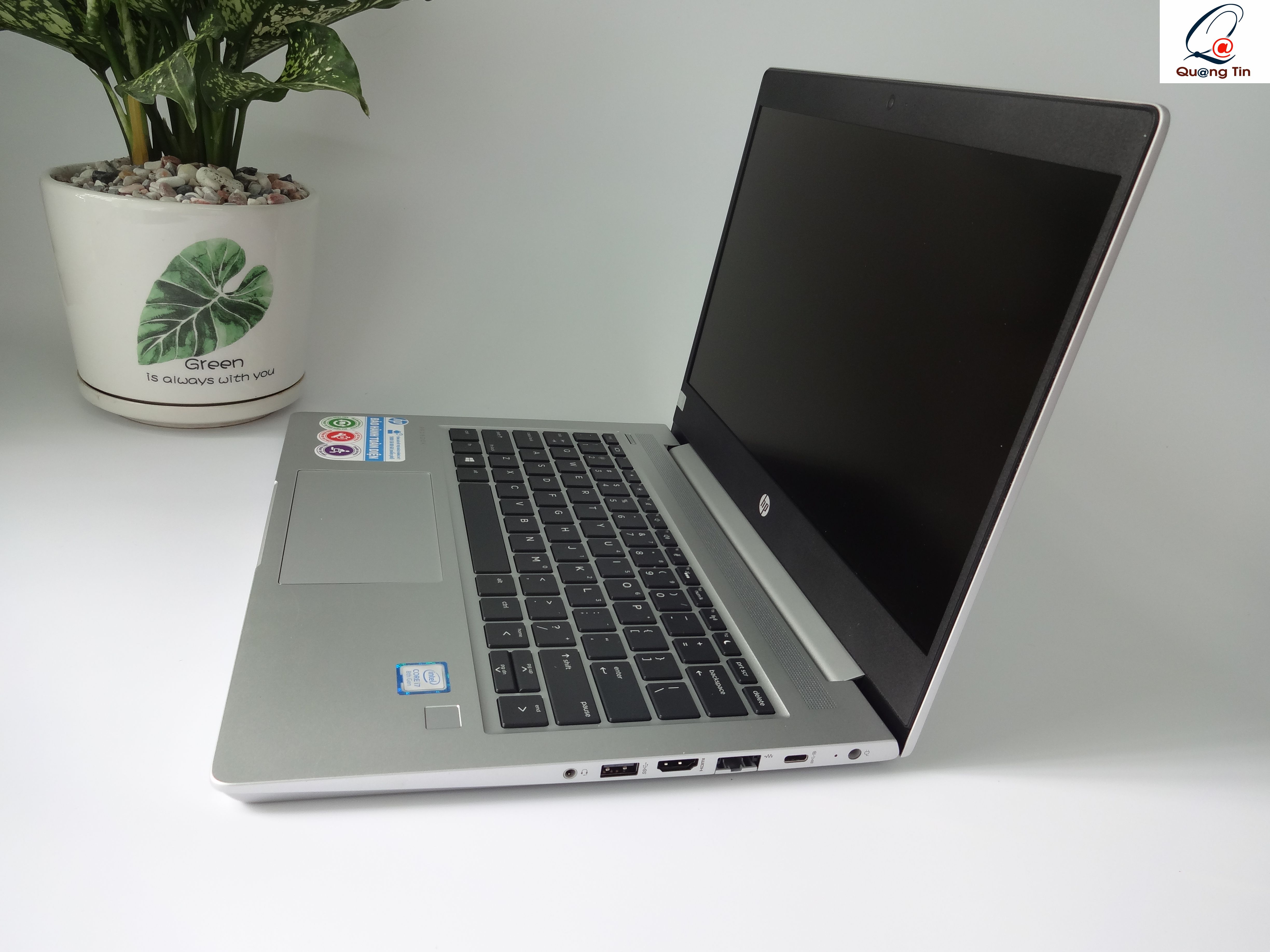 Laptop HP Probook 430 G6 i7-8565U/8GB/1TB/13.3&quot;FHD/Fp/Alu/Bạc 5YN01PA- Hàng Chính Hãng