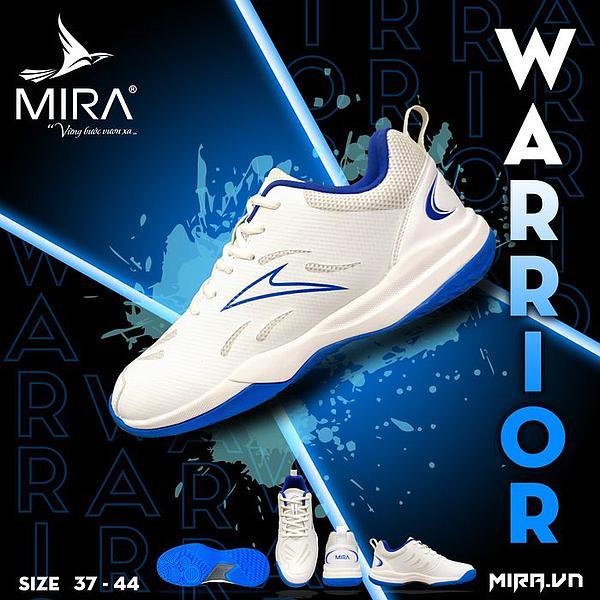 Giày thể thao, Giày cầu lông chất lượng cao bền đẹp Mira Warrior - Dungcusport