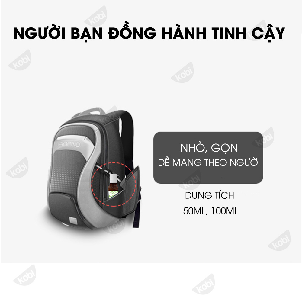 Xịt Tinh Dầu Đuổi Muỗi Sả Chanh Kobi Giúp Chống Muỗi, An Toàn Cho Bé