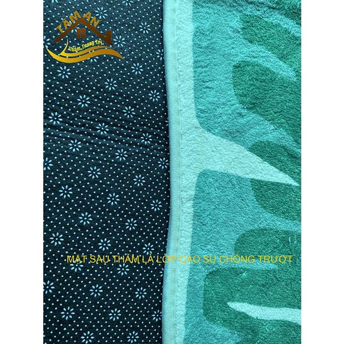 Thảm Chùi Chân Sợi Microfiber Siêu Thấm Hút Hình Chiếc Lá Dễ Thương Cho Bé