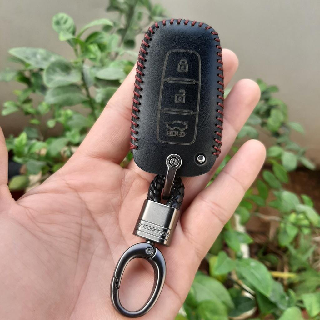 Bao Da Chìa Khoá Hyundai Sonata, Tucson, Santafe, Genesis, i30, Elantra, Veloster. da bò thật. bảo hành 2 năm,