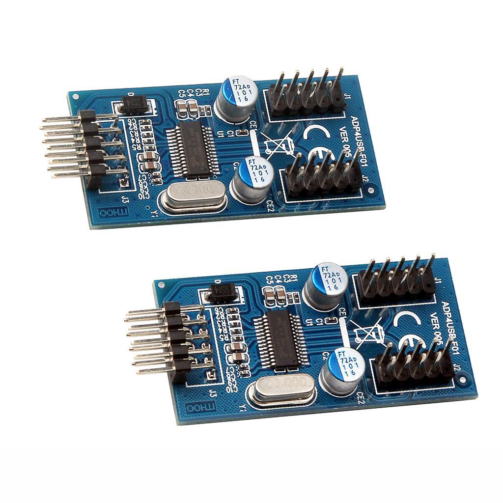 9pin Motherboard Header 1x Female to 4xMale Extension Adapter Splitter Board