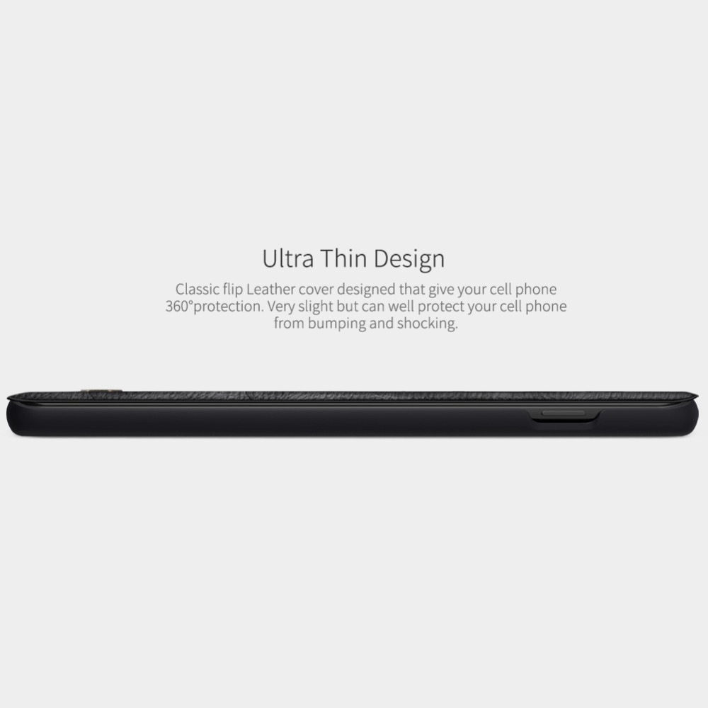 Bao Da Da Bò Nillkin Qin Cho Samsung Galaxy S10 Có Ngăn Đựng Thẻ - Hàng Chính Hãng