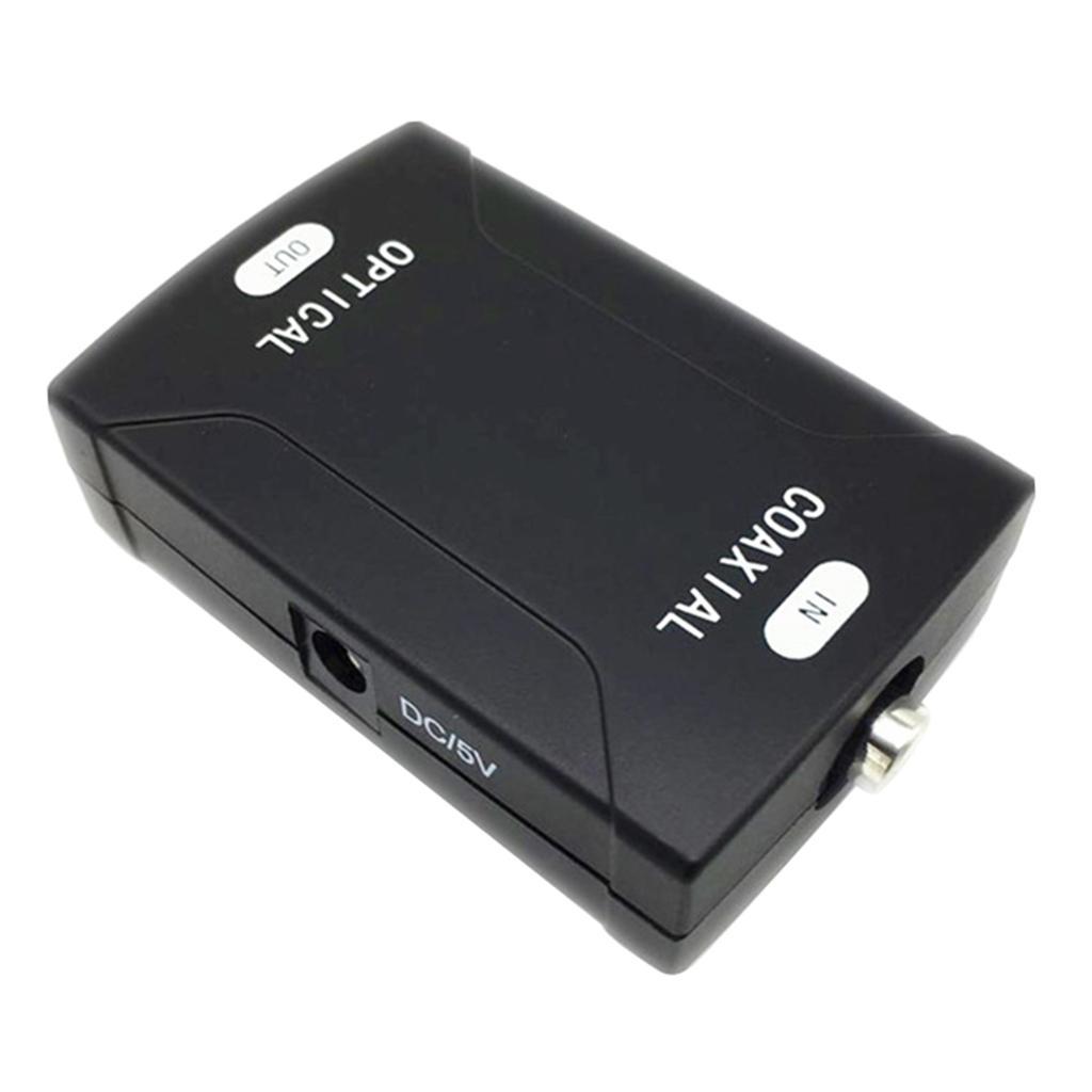 Coaxial Audio RCA Coax to Spdif Optical Toslink Jack Digital Connector UK