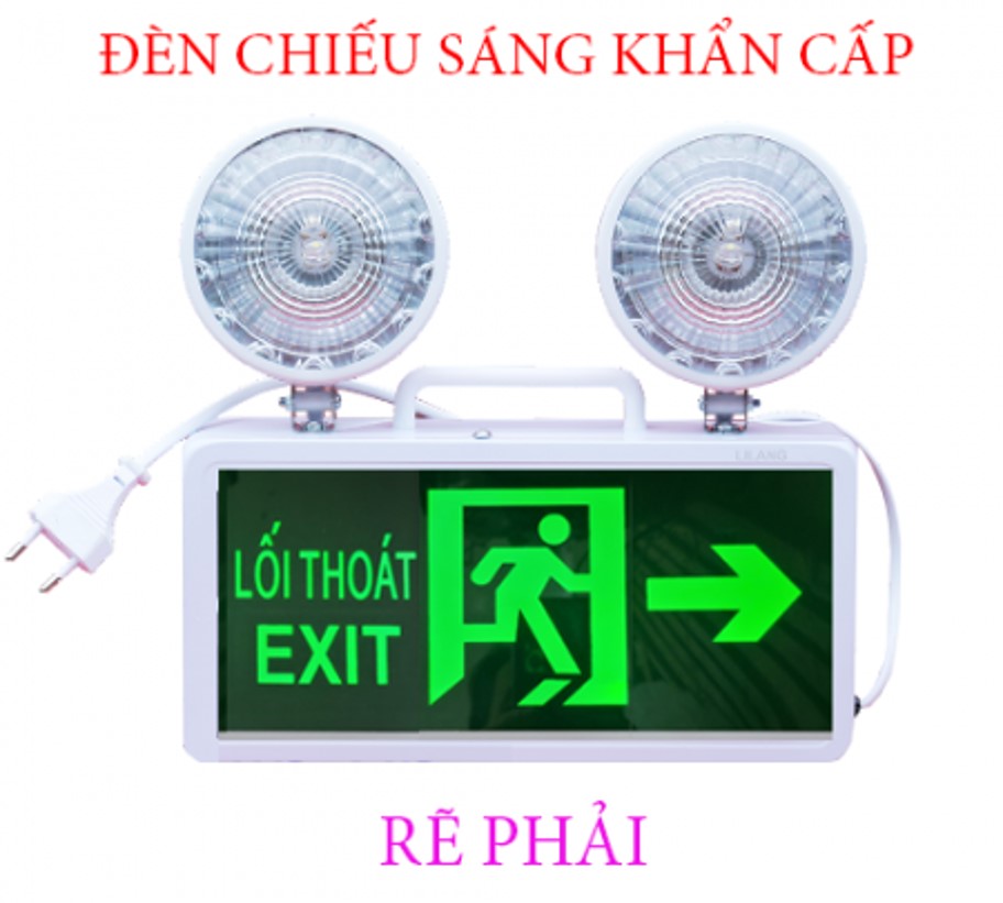 ĐÈN SỰ CỐKẾT HỢP EXIT LED - KHẨN CẤP EMERGENCY - THOÁT HIỂM