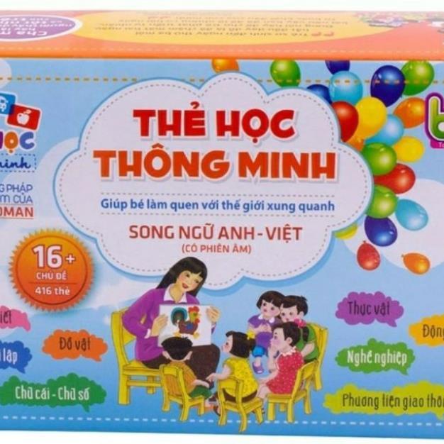 Bộ thẻ học thông minh 16 chủ đề