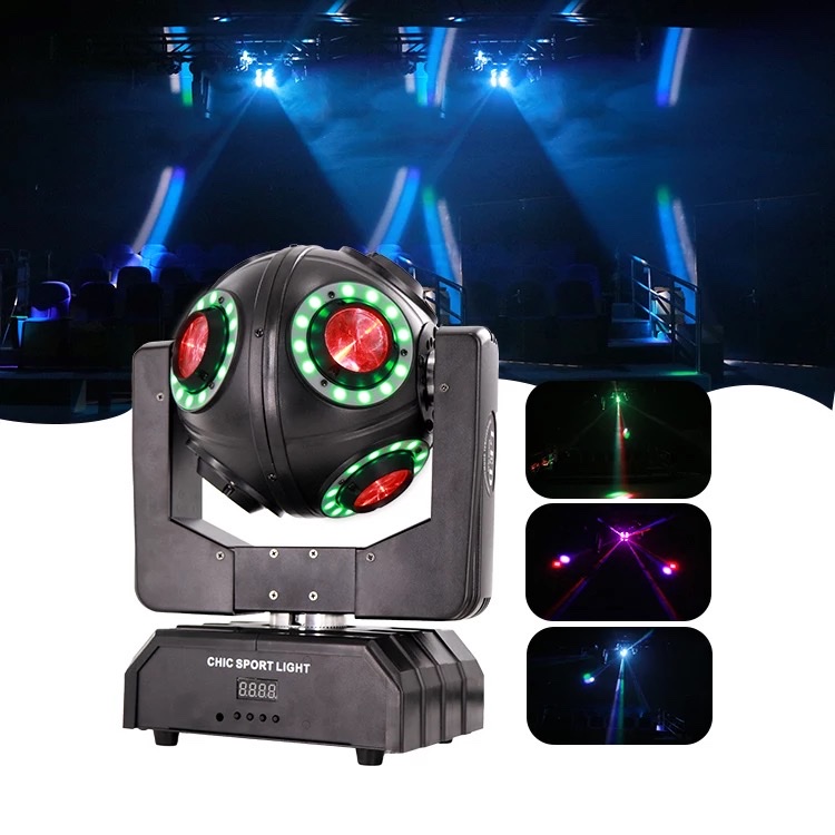 ĐÈN MOVING 8 MẮT LED - THÍCH HỢP DÙNG TRONG DISCO , CLUB , DJ.