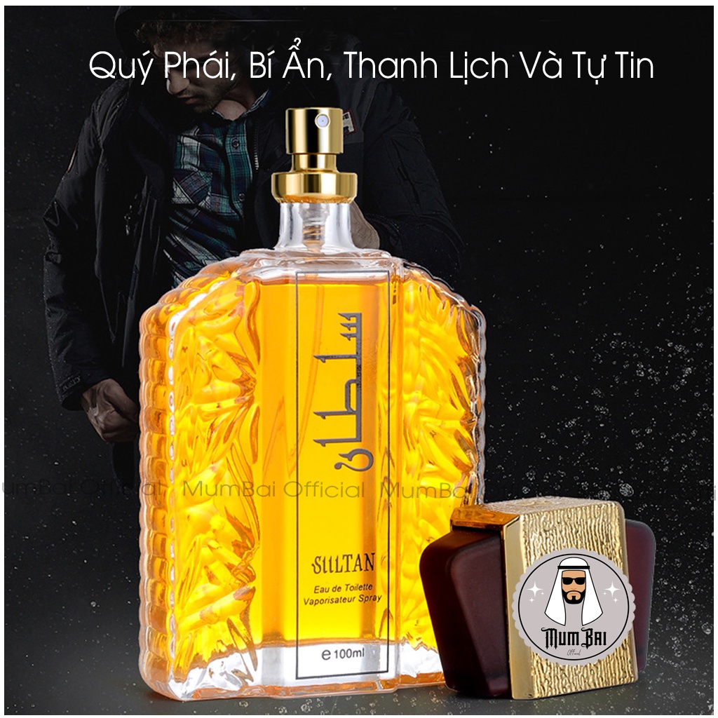 Nước hoa Dubai , Tinh dầu nước hoa Dubai SULTAN cao cấp -100ml, Hương thơm sang trọng