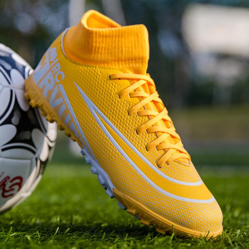 LSYAAAAA Boots Men Bóng đá dài Nail Thể thao ngoài trời Giày bóng đá nam Turf Soccer Futsal Giày bóng đá trẻ em Sân tập Boots